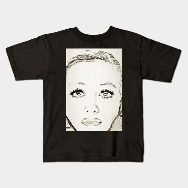 Joan Crawford. Kids T-Shirt by cameradog